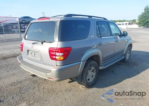 2001 Toyota Sequoia Sr5 V8 из США, поврежденный, VIN 5TDBT44A81S027620